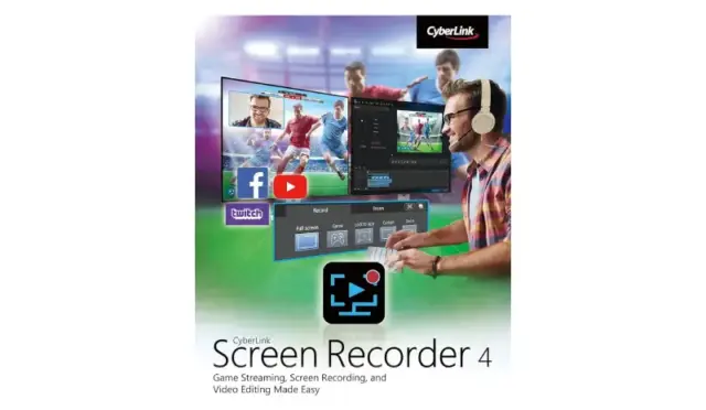 CyberLink Screen Recorder Deluxe Full İndir v4.3.1.27960