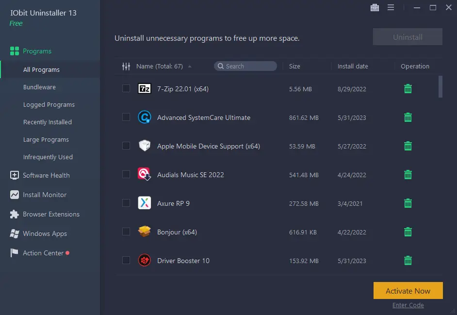 IObit Uninstaller Pro Full İndir v13.1.0.3